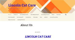 Desktop Screenshot of lincolncatcare.com